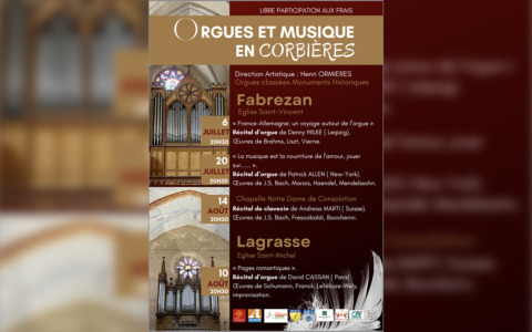 Orgues et Musique en Corbières - Lagrasse