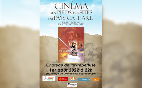 Cinéma au pied du Château de Peyrepertuse