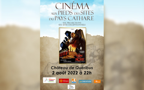 Cinéma au pied du Château de Quéribus