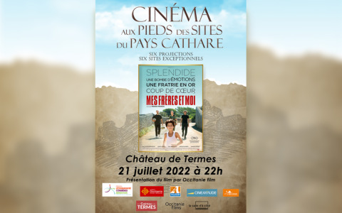 Cinéma au pied du Château de Termes