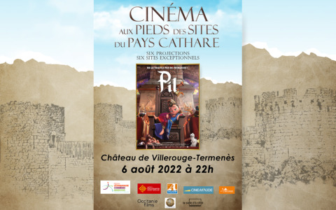 Cinéma au pied du Château de Villerouge-Termenès