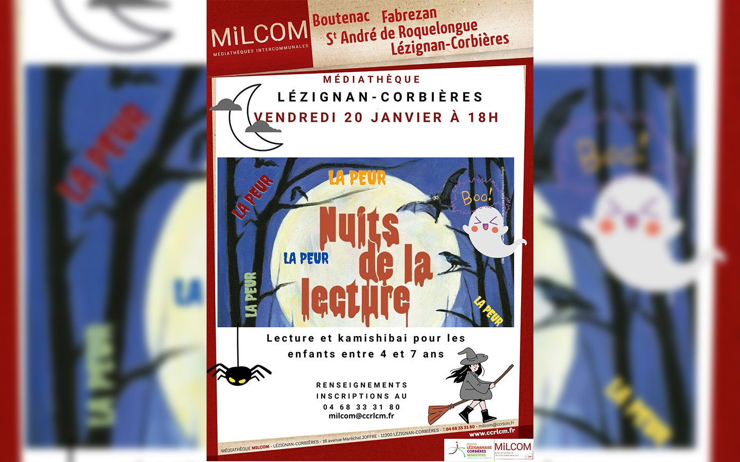 Nuit de la lecture – La Peur Nuit de la lecture – La Peur