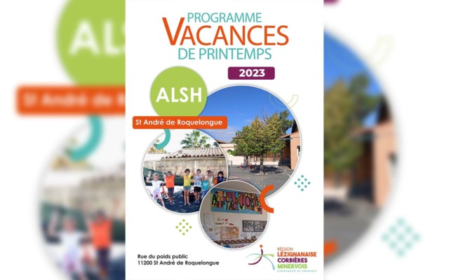 Programme des vacances de printemps - ALSH de St André de Roquelongue