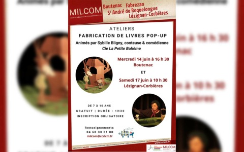 Ateliers Livres Pop-Up - Lézignan-Corbières