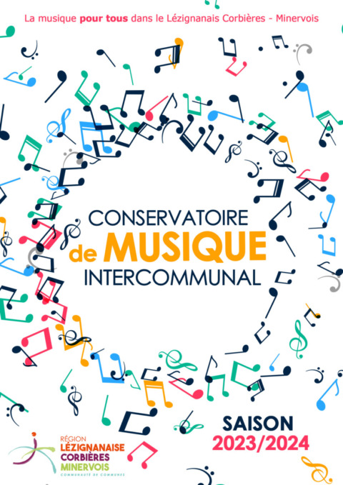 Brochure du conservatoire intercommunal - 2023 - 2024