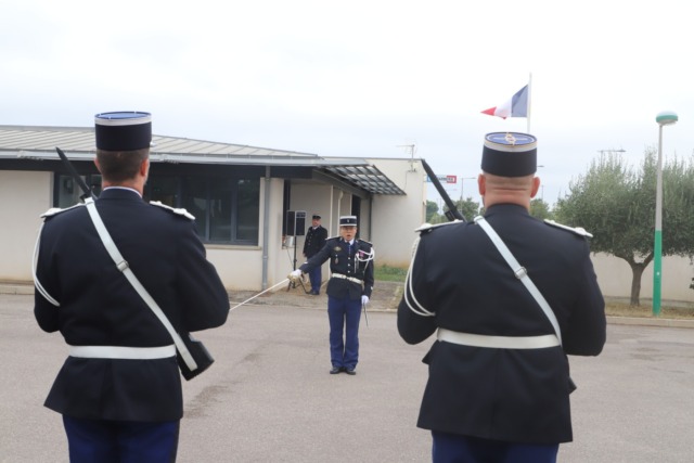 Accueil du nouveau Lieutenant de Gendarmerie