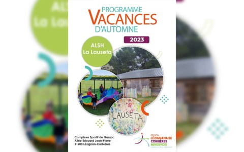 Programme des vacances d'automne- ALSH La Lauseta