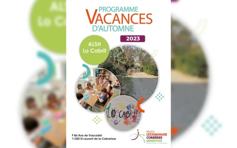 Programme des vacances d'automne- ALSH Lo Cabrit