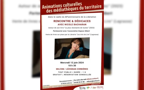 Rencontre & Dédicaces avec Nicole Bacharan