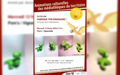 Fabrique ton dinosaure – Vignevieille