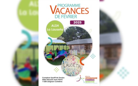 Programme des vacances de Février – ALSH La Lauseta Programme des vacances de Février – ALSH La Lauseta