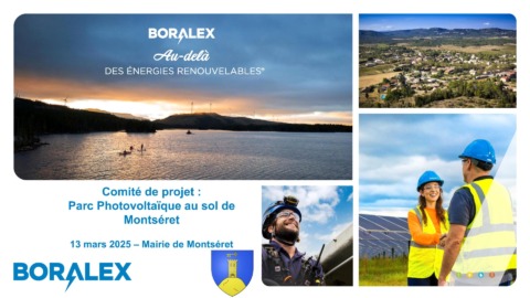 Comité de projet : Parc Photovoltaïque au sol de Montséret Comité de projet : Parc Photovoltaïque au sol de Montséret