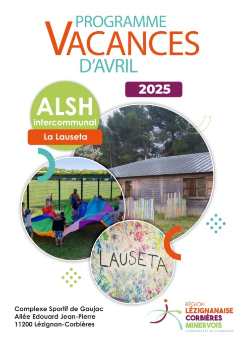 Programme des vacances d’avril – ALSH La Lauseta Programme des vacances d’avril – ALSH La Lauseta