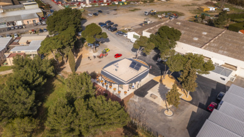 Nouveau bâtiment du personnel