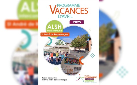 Programme des vacances d’avril – ALSH de St André de Roquelongue