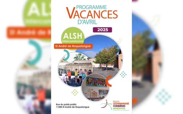 Programme des vacances d’avril – ALSH de St André de Roquelongue