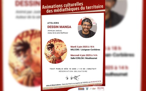 Atelier dessin Manga – Lézignan-Corbières