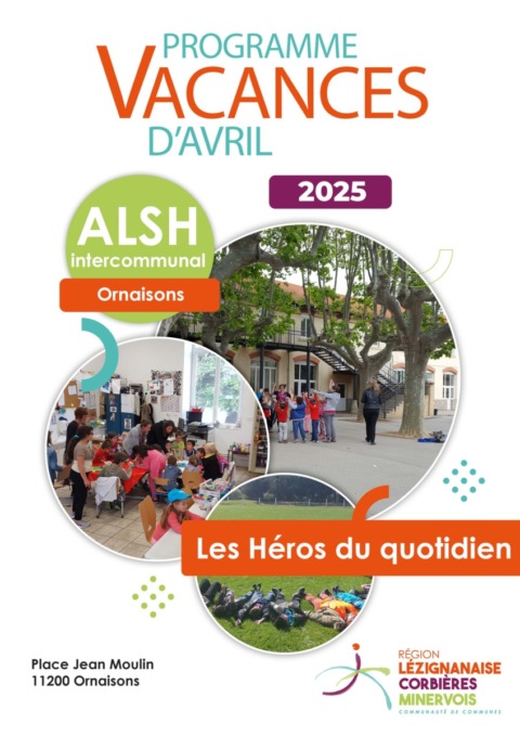 Programme des vacances d’été – ALSH d’Ornaisons