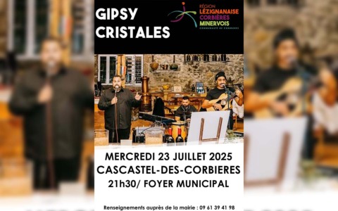 Gipsy Cristales – Cascastel des-Corbières