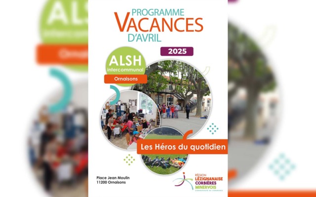 Programme des vacances d’été – ALSH d’Ornaisons