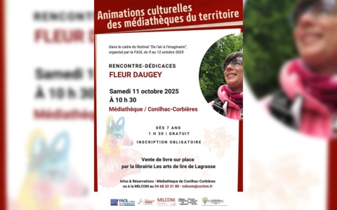 Rencontre et dédicaces – Fleur Daugey