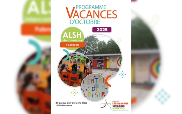 Programme des vacances d’Octobre – ALSH de Fabrezan