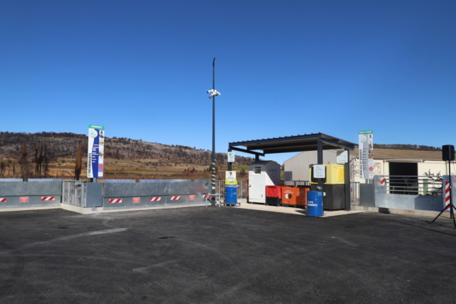 Réception des travaux de la déchèterie de St Laurent