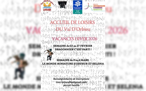Plaquette des vacances de Février – Val d’orbieu Plaquette des vacances de Février – Val d’orbieu
