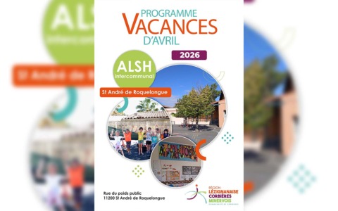 Programme des vacances d’avril – ALSH de St André de Roquelongue Programme des vacances d’avril – ALSH de St André de Roquelongue